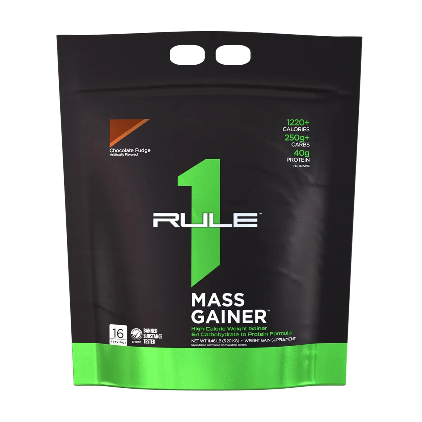 Rule One Proteins, Mass Gainer 12LB, Chocolate Fudge