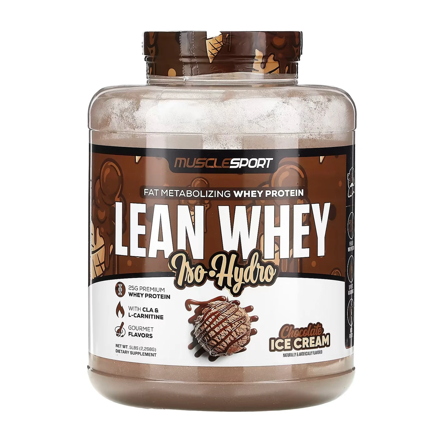 MuscleSport Lean whey - Chocolate Ice Cream