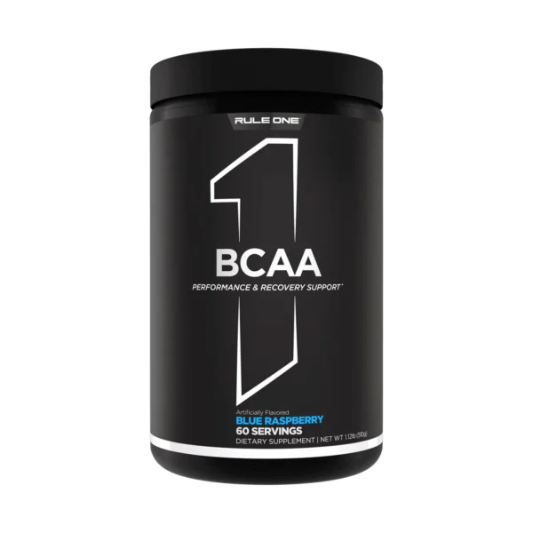 Rule 1 BCAAs - 60 Serving - Blue Rasp