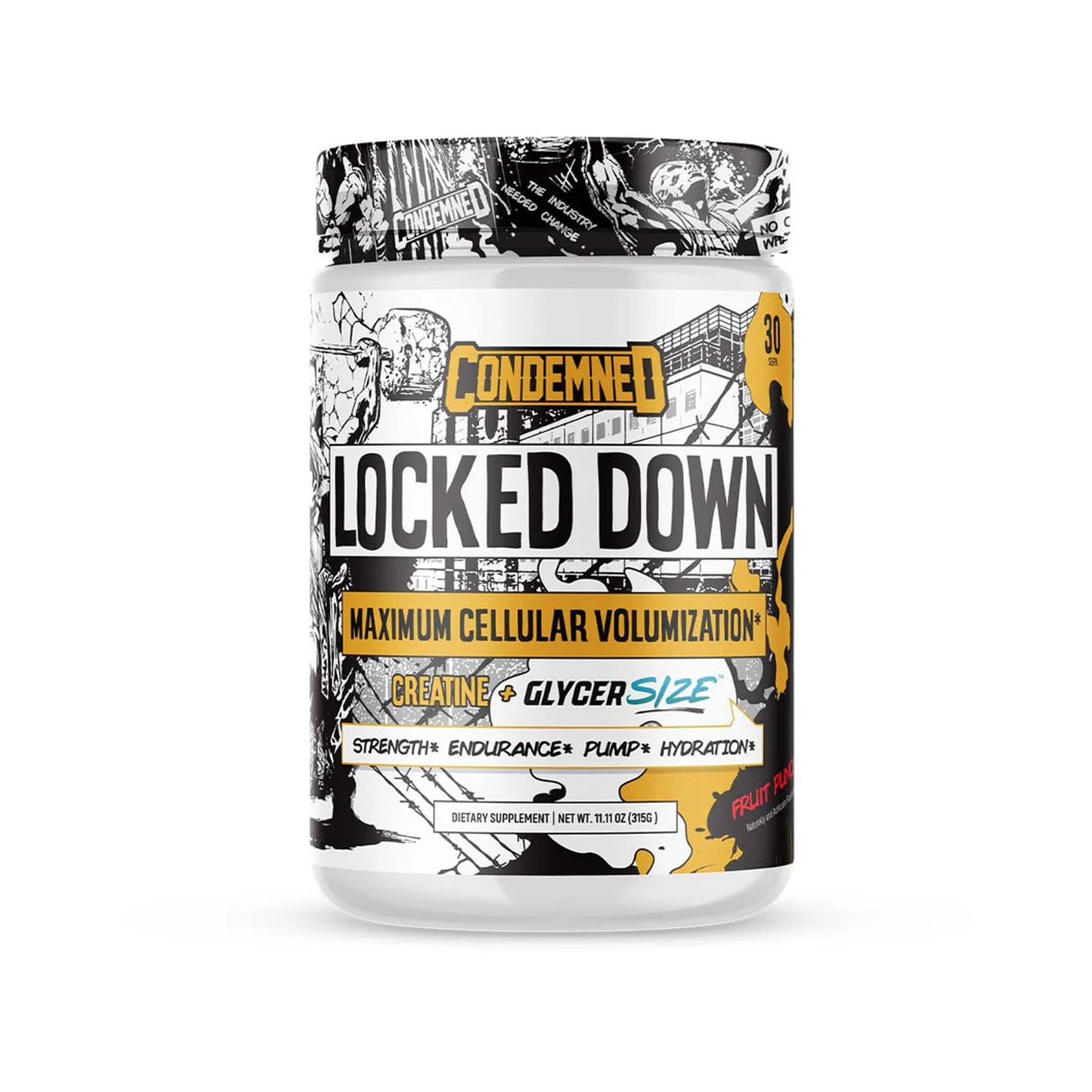 Condemned Locked Down - Pre-Workout - Fruit Punch