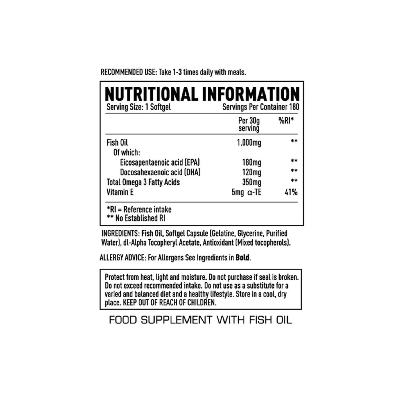 Efectiv Omega 3 - Back